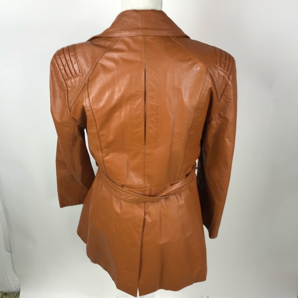 The Tannery Vintage Fleece Lined Leather Jacket - Picture 2 of 8